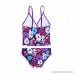 MSemis Kids Girls Sun Flower 2pcs Tankini Top with Briefs Swimsuit Bathing Suit Swimwear Bikini Purple B07CMNGXHW